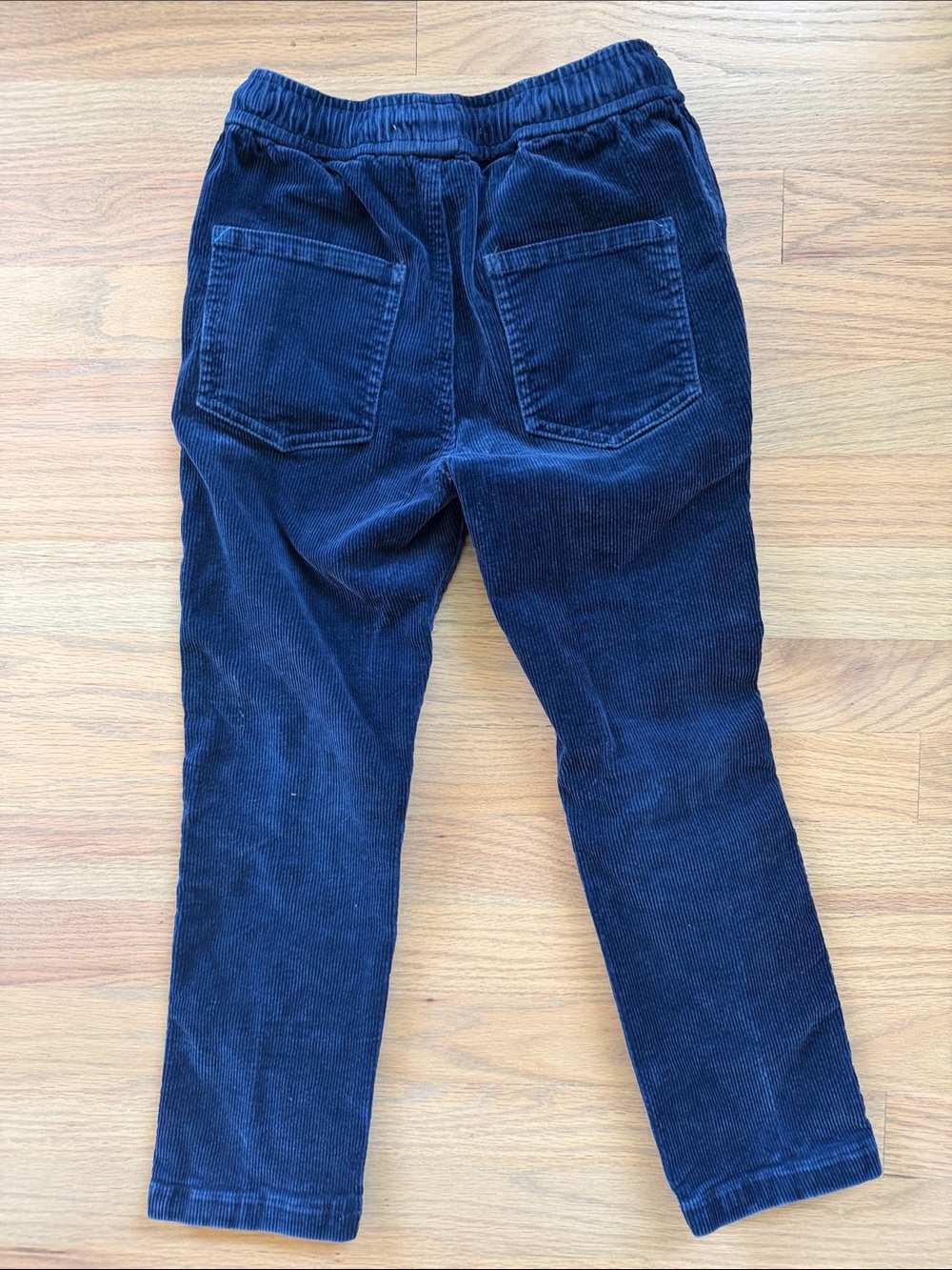 Mini Boden Boys Navy Blue Corduroy Pull On Pants Size 7Y - Picture 3 of 3